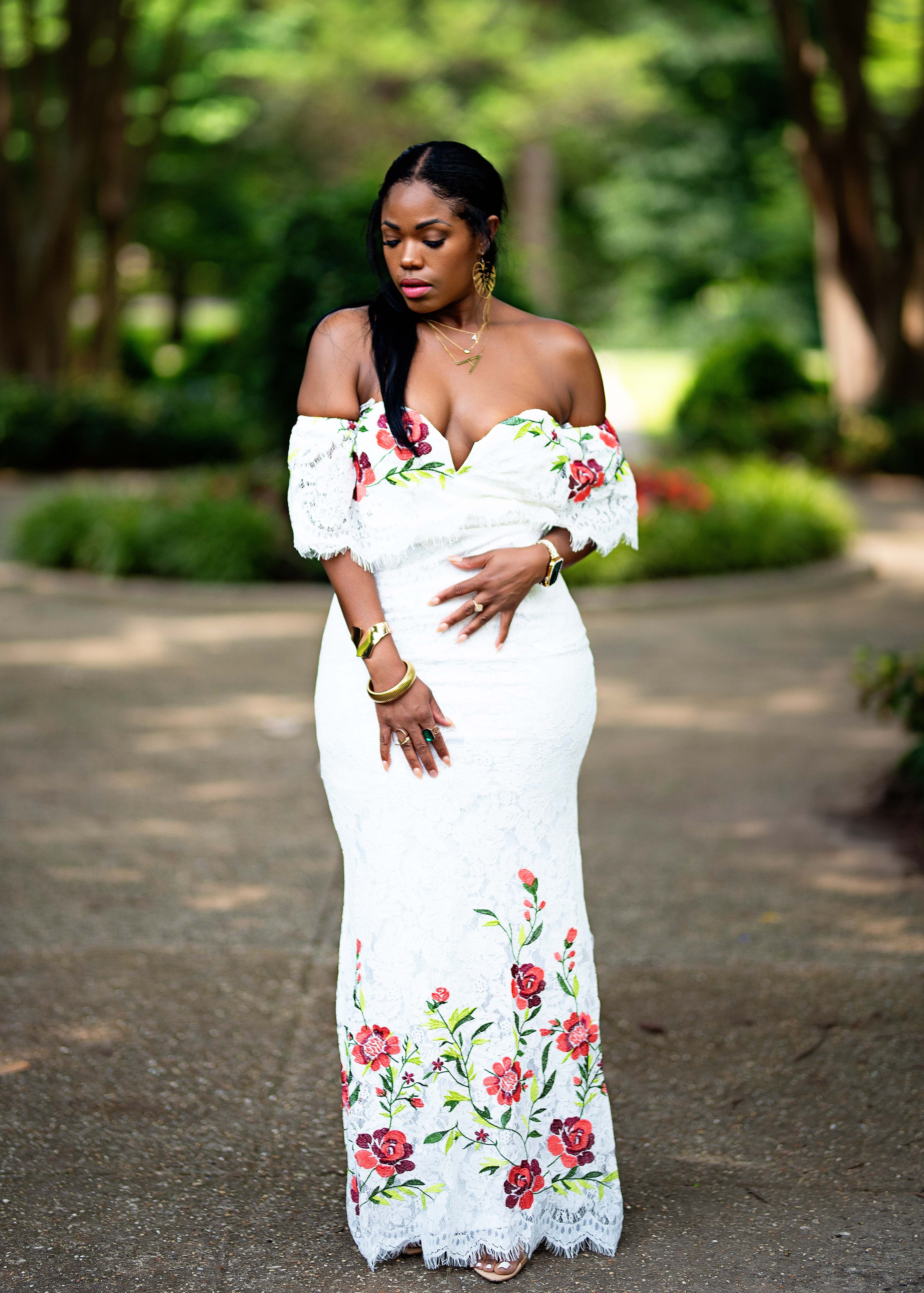 Carlie | Lace Maxi Dress {Cream} PLEASE READ DESCRIPTION