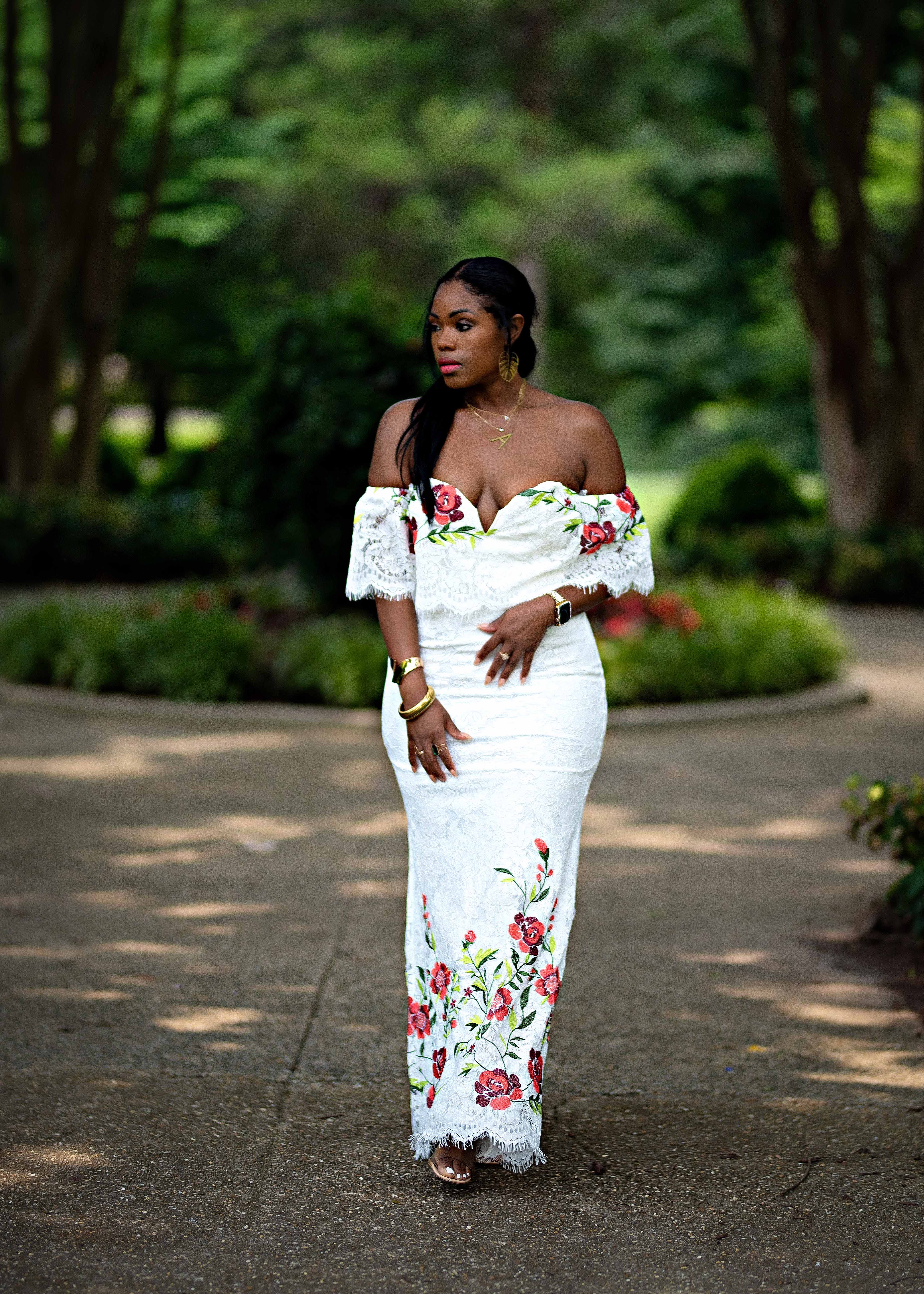 Carlie | Lace Maxi Dress {Cream} PLEASE READ DESCRIPTION