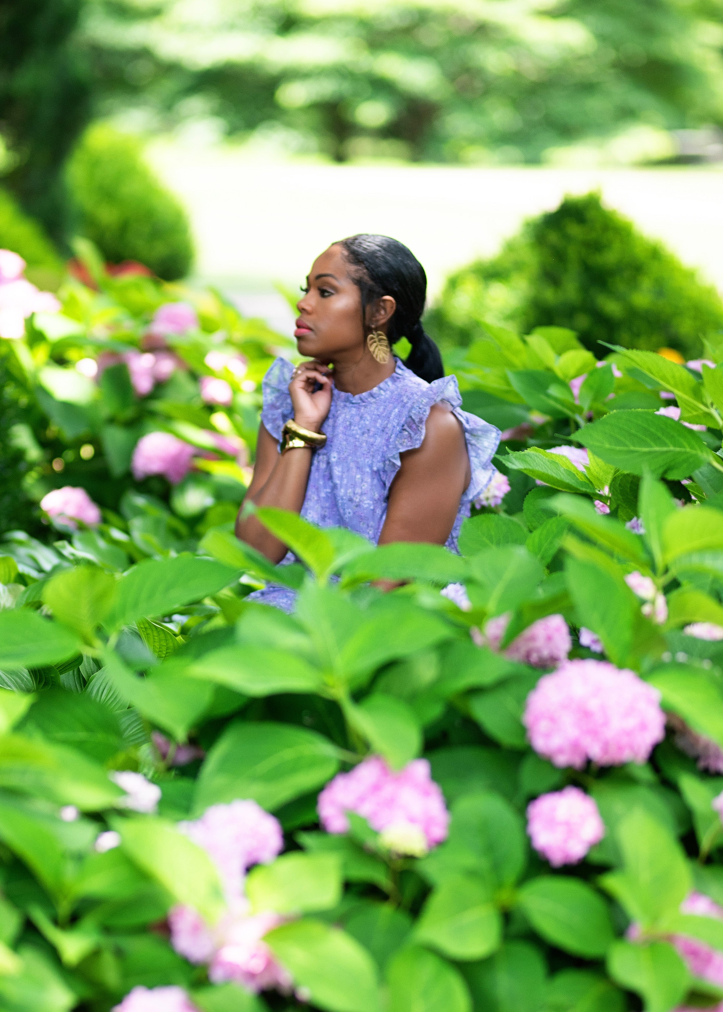 Lillian | Smocked Floral Dress {Lavender} PLEASE READ DESCRIPTION